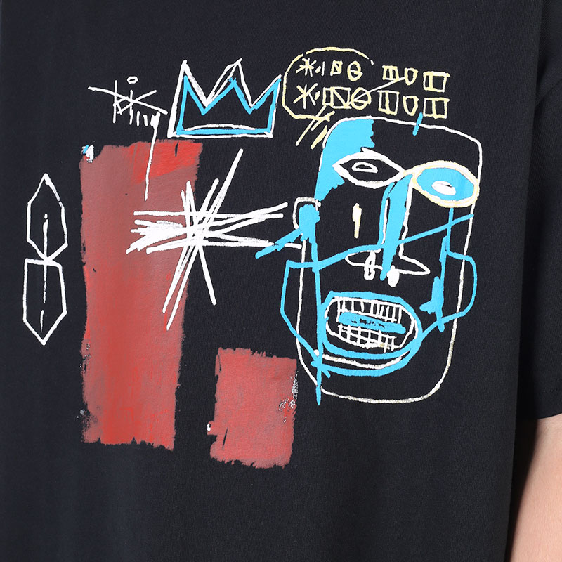 мужская черная футболка Converse Basquiat Elevated Graphic 10022255001 - цена, описание, фото 2